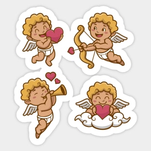 Cupid Angels Sticker